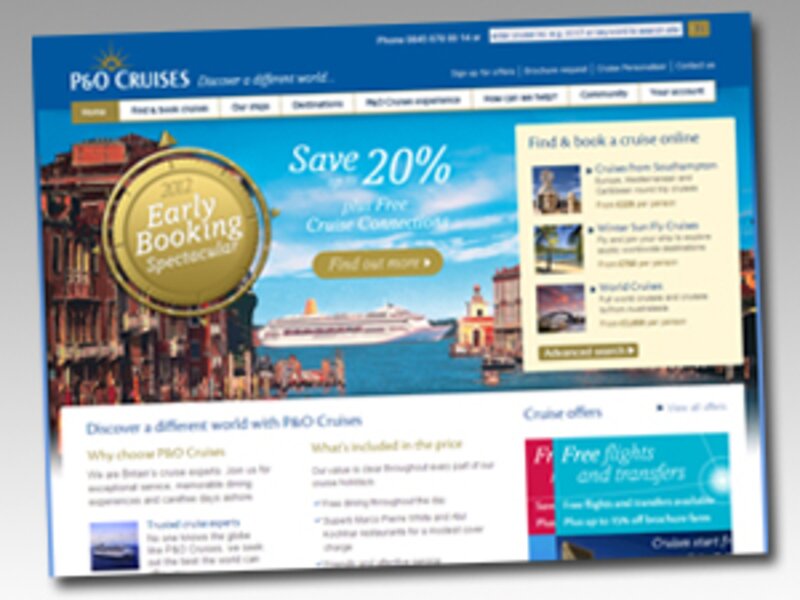 Travolution Award winner P&O Cruises reveals new website