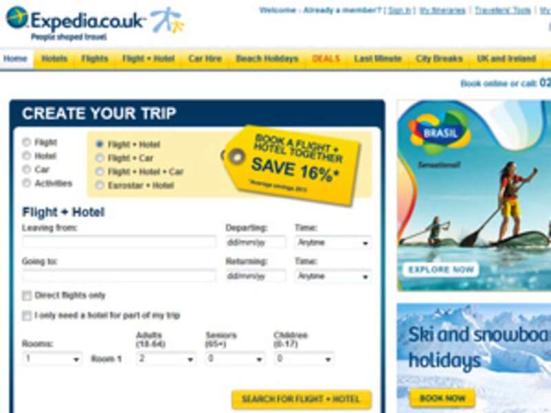 Expedia unveils new interface for flight booking app