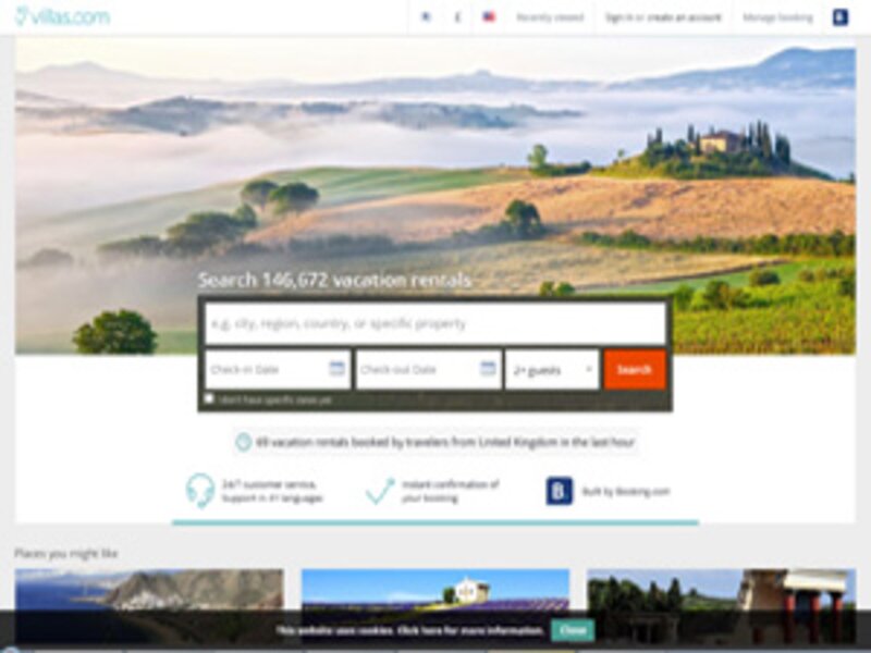 Booking.com villas website tipped to revitalise self catering