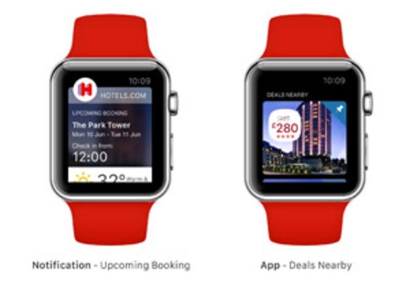Hotels.com unveils Apple Watch app