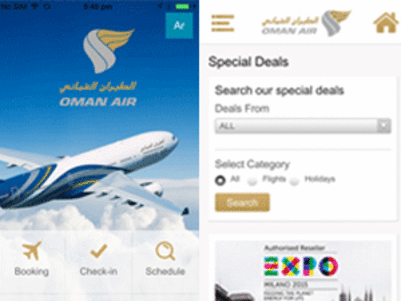Oman Air introduces Apple and Android app