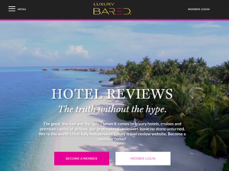 Luxury review website LuxuryBARED.com launches claiming pioneer status