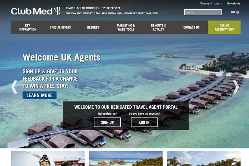 Club Med unveils dedicated agent portal