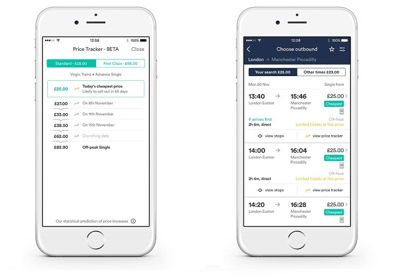 Trainline using machine learning to predict future ticket pricing