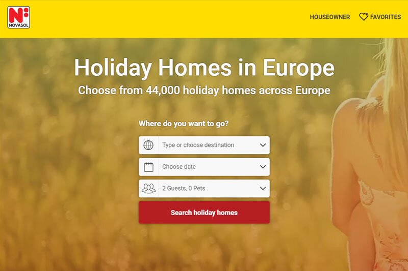 Novasol redesigns consumer website with improved search and booking facility
