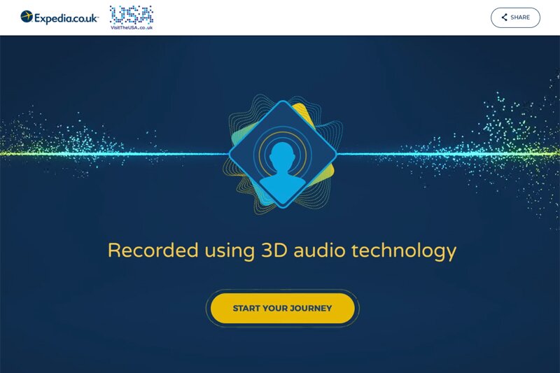 Expedia and Brand USA partner for first 3D audio campaign