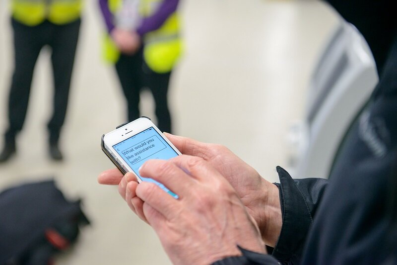 Edinburgh airport launches app for passengers with reduced mobility