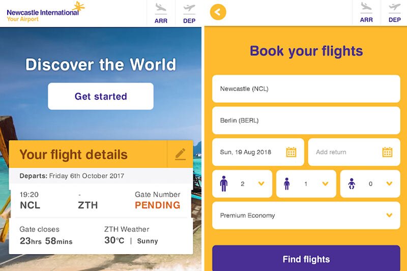 Newcastle airport launches mobile app to improve traveller experience