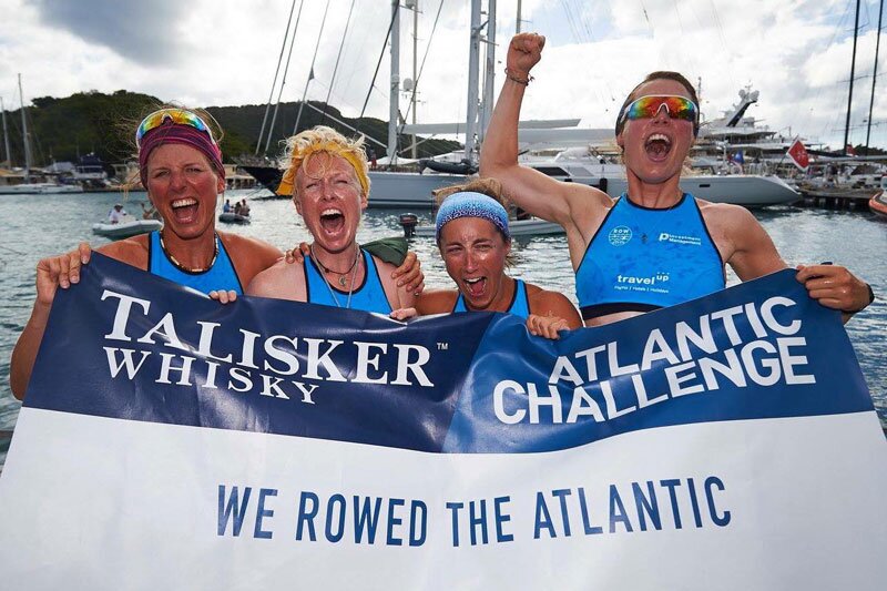 TravelUp hails British all-female rowers after Atlantic challenge