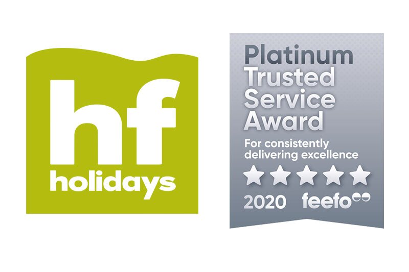 HF Holidays’ customer service excellence recognised with Platinum Feefo status