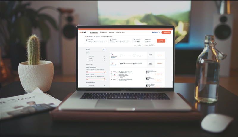 CWT adds web-based flight booking functionality to TMC platform
