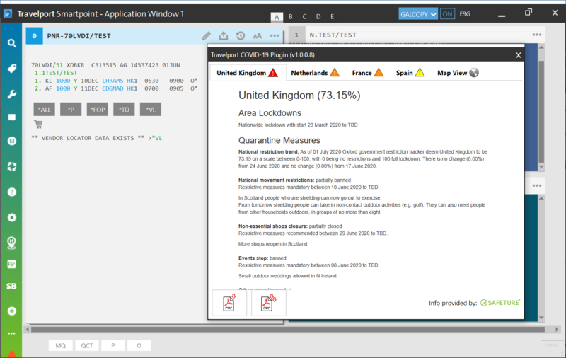 Coronavirus: Travelport and Safeture partner to provide SmartPoint COVID-19 advice plug-in