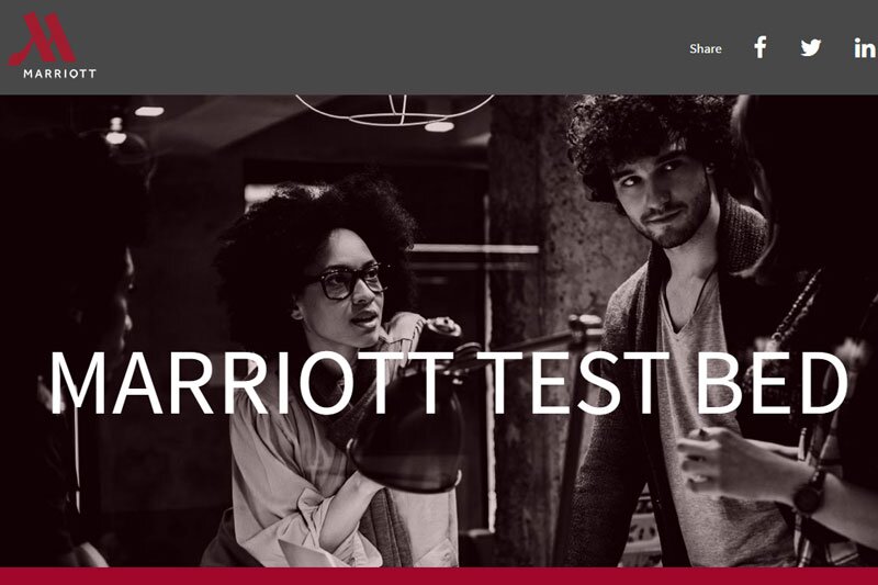 Start-ups can win Marriott deal with tech pitch