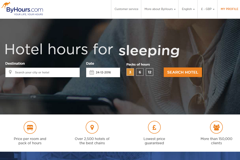 ByHours targets UK market with hotel ‘micro-stays’ in 2017