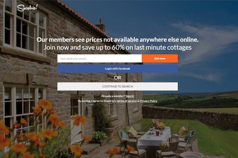 Snaptrip.com sees threefold rise in bookings for last-minute holiday cottages in UK