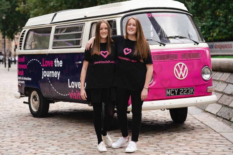 Twin tourism entrepreneurs Georgia and Alice Aubrey celebrate double success