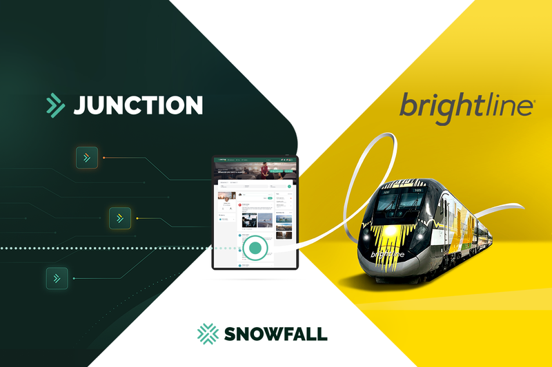 Snowfall announces distribution of Brightline’s US rail content via Junction