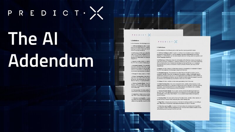 PredictX urges companies to incorporate ‘AI Addendum’ with supplier contracts