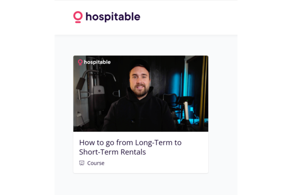 Hospitable launches free ‘academy’ for short-term rental hosts